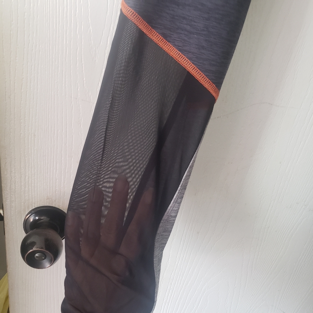 PINK Victoria's Secret Black And Gray Leggings FL Gators Logo Orange And Blue - Picture 6 of 9